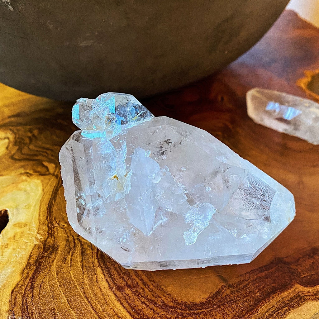 Double Terminated Clear Quartz |Memory, Enhance Concentration, and Balance