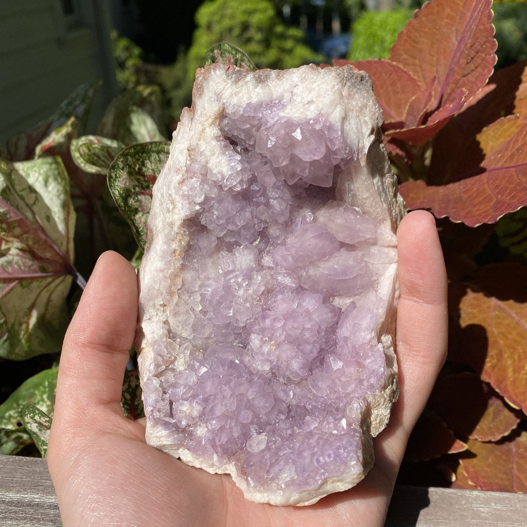 Pink amethyst Geode Crystals