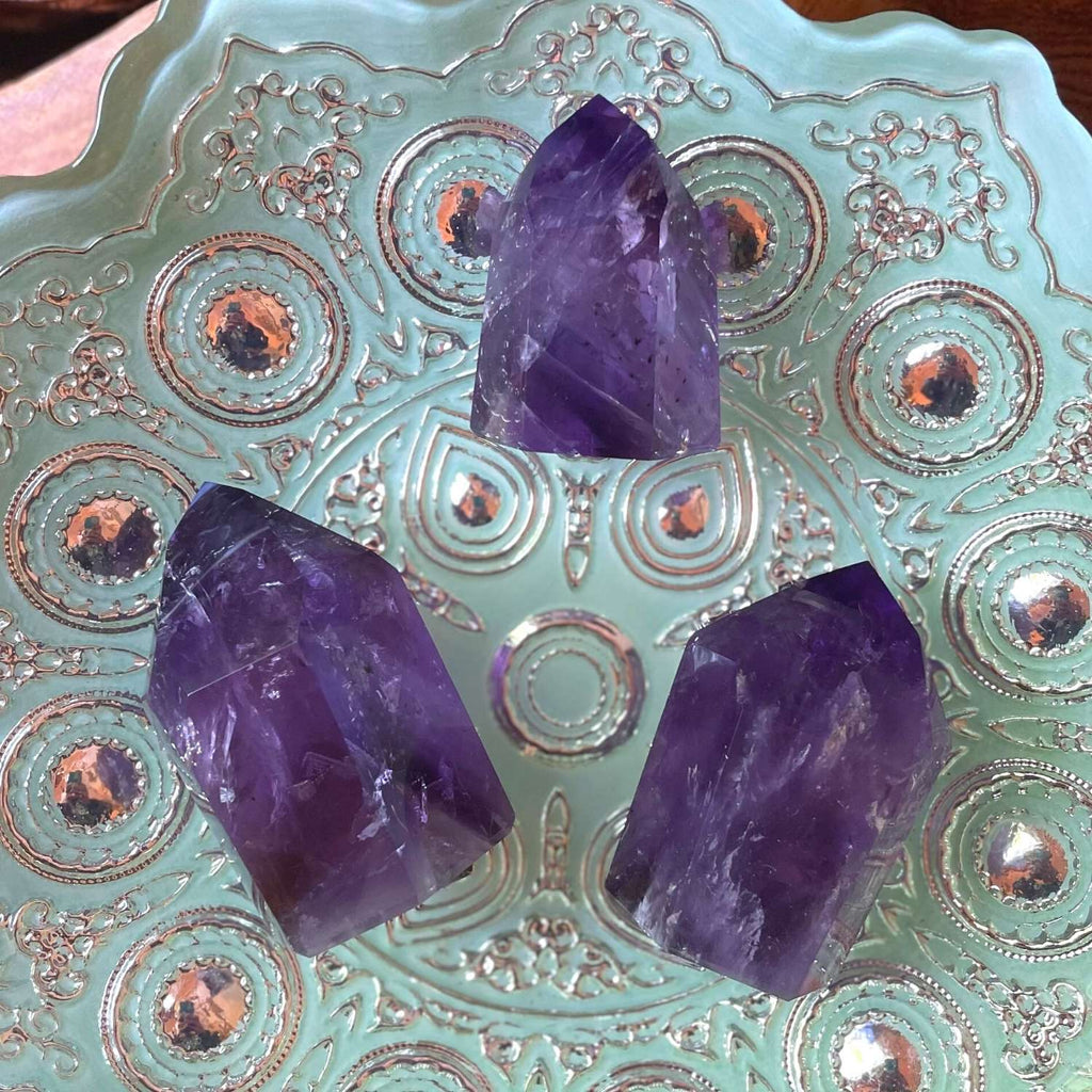 Bahia Amethyst Towers (3 Sizes Available) Inner Peace, Calmness, and Balance