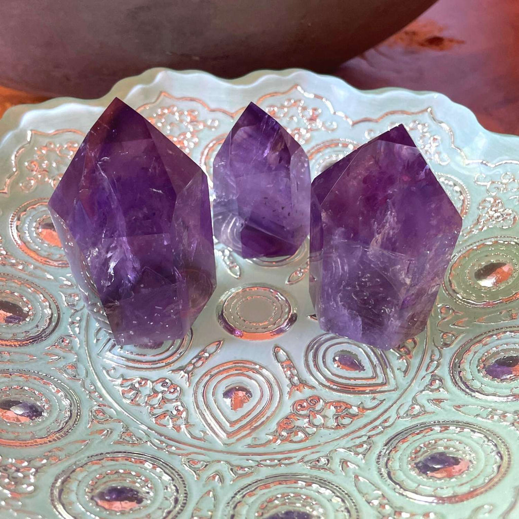 Bahia Amethyst Towers (3 Sizes Available) Inner Peace, Calmness, and Balance