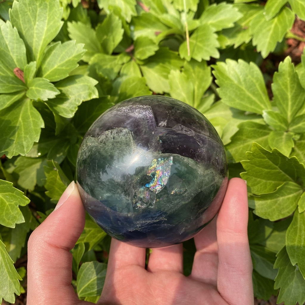 Fluorite Sphere |Promotes Self-Love and Confidence