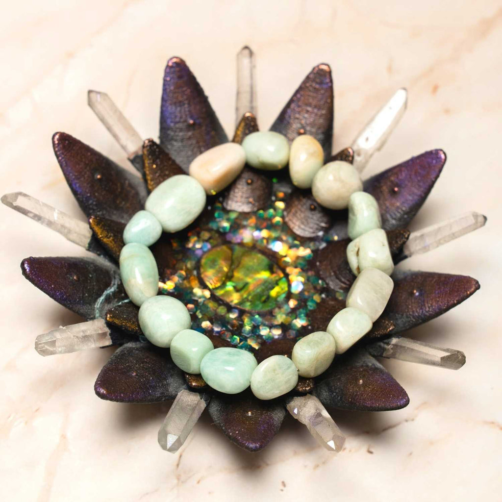 Gemstone Healing Amazonite Tumbled Stone Bracelet